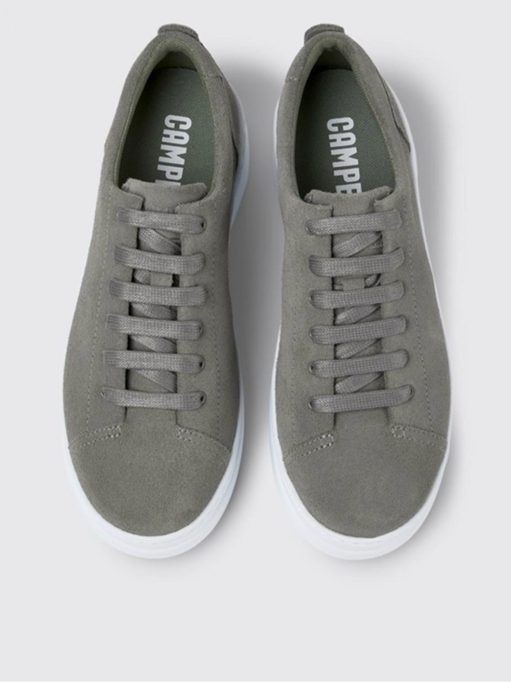 Camper Runner Up Sneaker Suede Low-Top Sneakers Light Gray EU 38/ US Women’s 8
